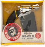 "MATTEL OFFICIAL DICK TRACY SHOOTIN SHELL SNUB-NOSE .38 PISTOL & HOLSTER SET."