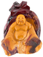 MOOKAITE CARVED BUDDHA STATUARY.