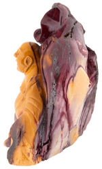 MOOKAITE CARVED BUDDHA STATUARY.