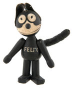 "FELIX" THE CAT SCHOENHUT & FUN-E-FLEX WOOD-JOINTED FIGURE PAIR.