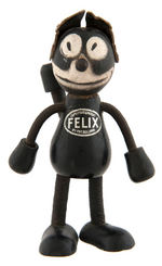 "FELIX" THE CAT SCHOENHUT & FUN-E-FLEX WOOD-JOINTED FIGURE PAIR.