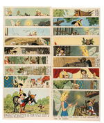 "PINOCCHIO" FRENCH POSTCARD SET.