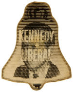 JOHN KENNEDY FIGURAL NEW YORK PARTY FLASHER PIN.