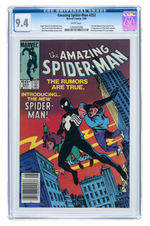 BLACK SUIT SPIDER-MAN CGC LOT (BOTH FIRST BLACK COSTUME).