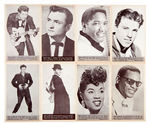 ROCK & ROLL RECORDING STARS CARD SET.