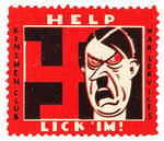 FOUR GRAPHIC AND SCARCE POSTER STAMPS.