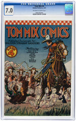 "TOM MIX COMICS" #4 FEBRUARY 1941 CGC 7.0 FINE/VF.