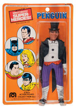 "PENGUIN" CARDED MEGO ACTION FIGURE FROM THE MEGO SAMPLES ROOM.