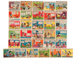 "MICKEY MOUSE" CANADIAN ISSUE 1930s GUM CARD LOT WITH WRAPPER.