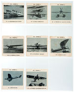 AVIATION SERIES CARDS BY GLOBO GUM OF FRANCE.