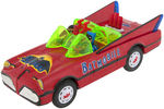 "BATMOBILE" SCARCE COLOR VARIETY BATTERY-OPERATED TOY.