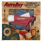 "ASTRO RAY FLASHLIGHT TARGET GUN" BOXED SET.