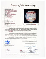 1993 WORLD SERIES CHAMPIONS TORONTO BLUE JAYS TEAM-SIGNED BASEBALL WITH 34 SIGNATURES.