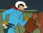 THE LONE RANGER & TONTO FILMATION ANIMATION CEL SETUP.