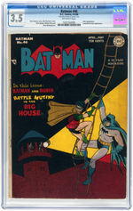 "BATMAN" #46 APRIL-MAY 1948 CGC 3.5 VG-.