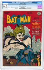 "BATMAN" #49 OCTOBER-NOVEMBER 1948 CGC 6.5 FINE+ - FIRST APPEARANCE OF MAD HATTER.