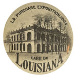 “LA. PURCHASE EXPOSITION, 1904” DEPICTING “LOUISIANA” BUILDING.