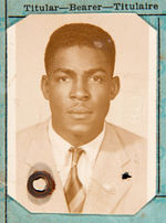 MINNIE MINOSO 1946 CUBAN PASSPORT.