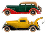 TOOTSIETOY DIE-CAST VEHICLE PAIR.