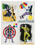 DC COMICS LICENSING SHEET LOT.