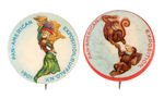 PAN AMERICAN EXPO LADY LOGO AND MONKEYS VERSION