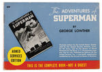 "THE ADVENTURES OF SUPERMAN" ARMED SERVICES EDITION PAPERBACK.