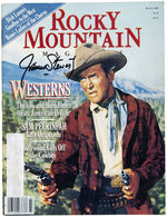 JAMES STEWART SIGNED "ROCKY MOUNTAIN MAGAZINE."