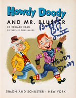 HOWDY DOODY - BUFFALO BOB SMITH SIGNED PAIR.