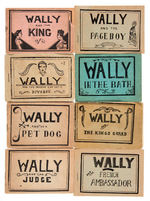 “WALLY” (WALLIS SIMPSON) 8-PAGERS TEN PIECE SET.