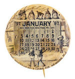 BROWNIES  "JANUARY '97" CALENDAR BUTTON.