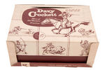 "DAVY CROCKETT" FULL TOY TWIST WIGGLE FIGURES DISPLAY BOX.