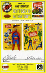 "SUPERMAN" CARDED MEGO ACTION FIGURE.