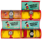 "MICKEY MOUSE BRADLEY WRIST WATCH" LOT.