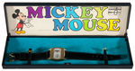 "MICKEY MOUSE" BRADLEY TIME BOXED WATCH PAIR.