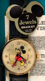 "MICKEY MOUSE" BRADLEY TIME BOXED WATCH PAIR.