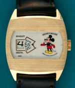 "MICKEY MOUSE" BRADLEY TIME BOXED WATCH PAIR.