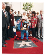 THE LONE RANGER CLAYTON MOORE SIGNED PHOTO PAIR.