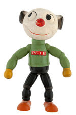 NOMA "PETE THE PUP" WOOD-JOINTED CHARACTER DOLL PAIR.