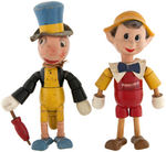 IDEAL PINOCCHIO & JIMINY CRICKET DOLL TRIO.