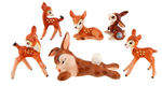 "BAMBI" GOEBEL FIGURINE LOT.