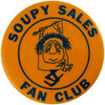 SOUPY SALES PAIR OF SCARCE BUTTONS.