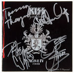 “KISS SYMPHONY:  ALIVE IV” SIGNED CD BOOKLET.