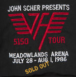 VAN HALEN 1986 TOUR SHIRT & THE WHO 25th ANNIVERSARY TOUR JACKET.