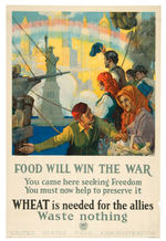 WWI “FOOD WILL WIN THE WAR” POSTER.