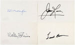 NASA ASTRONAUTS AUTOGRAPH LOT.