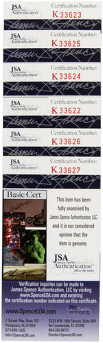 NASA ASTRONAUTS AUTOGRAPH LOT.