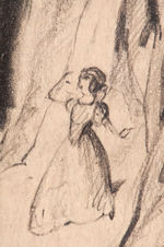 SNOW WHITE IN HAUNTED FOREST CONCEPT ART BY FERDINAND HORVATH.