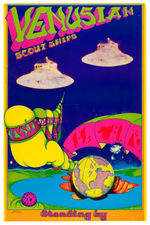 “SMOKE OPIUM/VENUSIAN SCOUT SHIPS” 1960s HEAD SHOP POSTER PAIR.