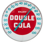 "DOUBLE COLA" RARE SIZE ADVERTISING THERMOMETER.