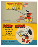 "MICKEY MOUSE PICTURE CARD ALBUM" VOL. 1 & 2 PAIR.